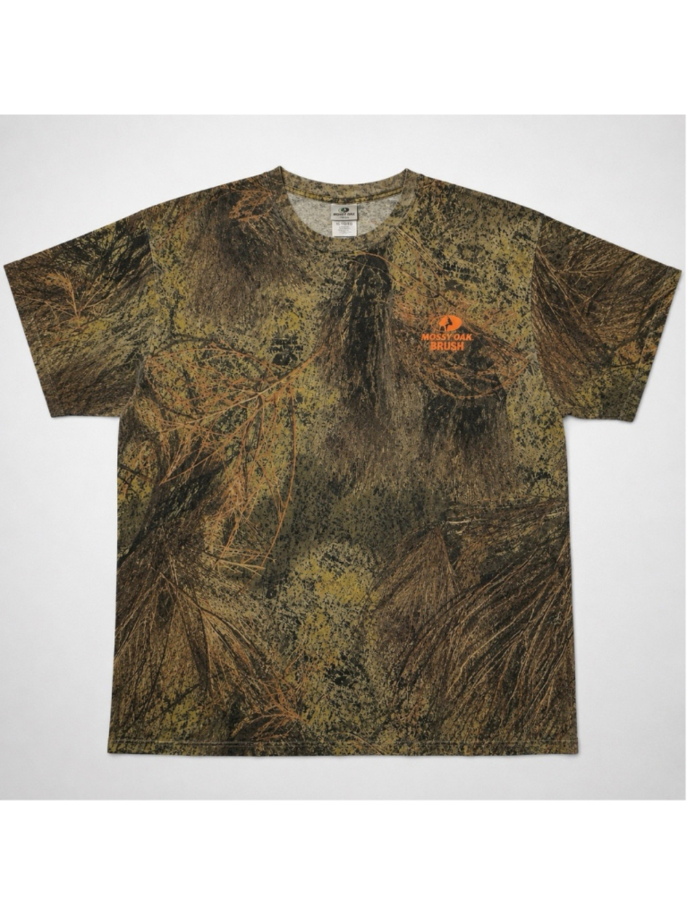 Mossy Oak Short Sleeve T-shirt Men’s Size XL Mossy Oak’s Brush Camo Outdoor Wear